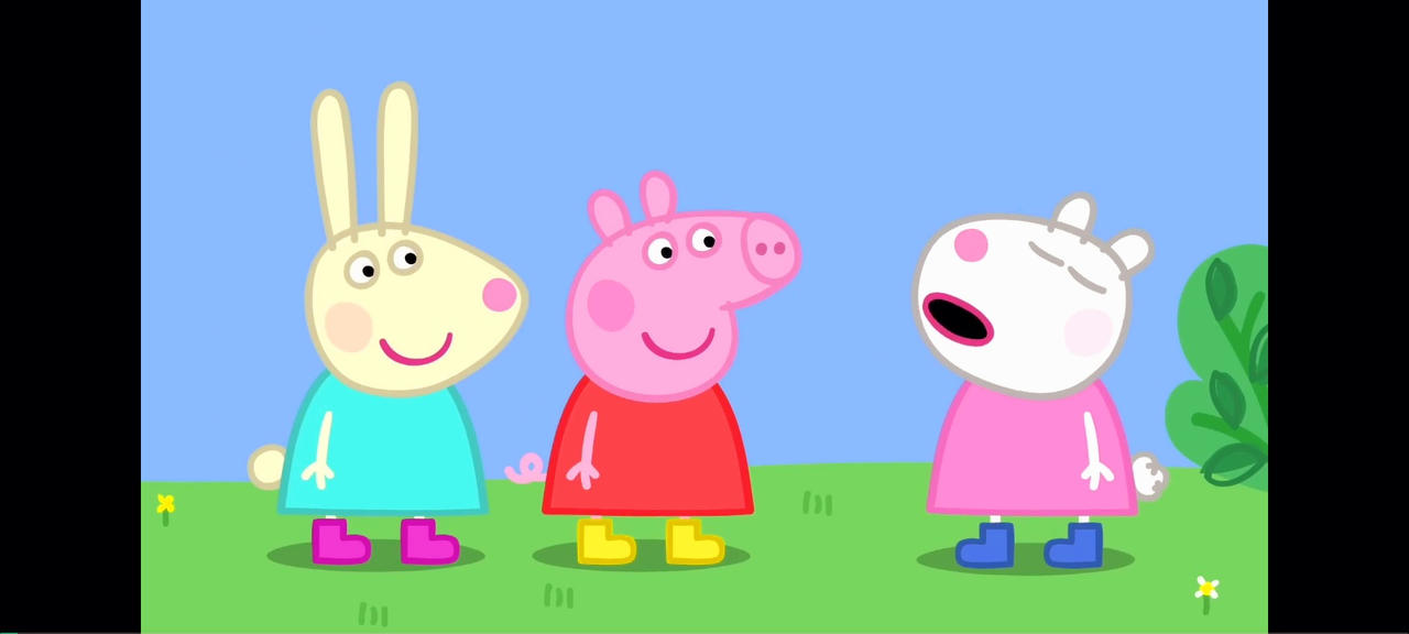 Rebecca Rabbit, Peppa Pig and Suzy Sheep by KitKatDroi on DeviantArt