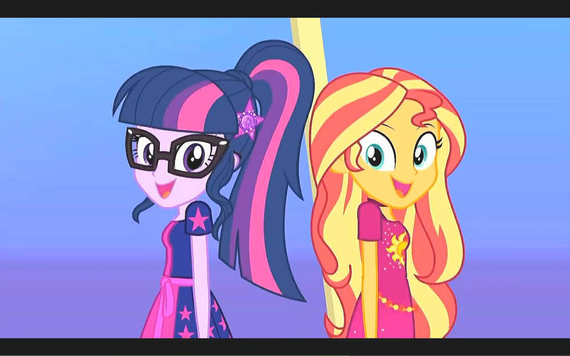 Sci-Twi and Sunset Shimmer #03 by KitKatDroi on DeviantArt