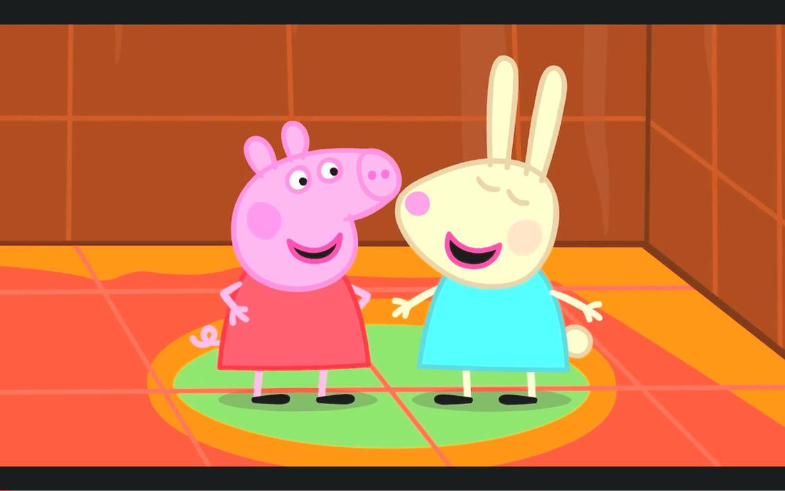 Peppa Pig and Rebecca Rabbit #03 by KitKatDroi on DeviantArt