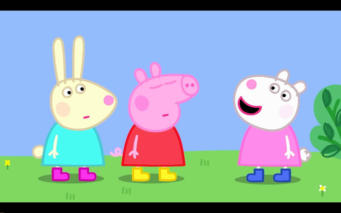 Rebecca Rabbit, Peppa Pig, Suzy Sheep #03 by KitKatDroi on DeviantArt