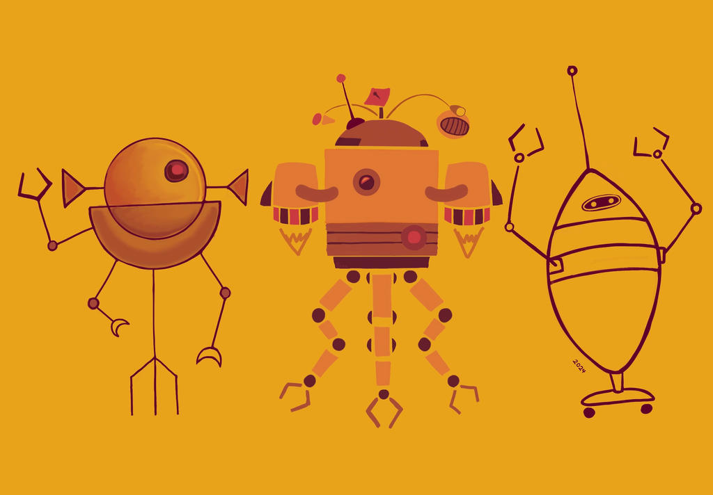 Robot Table Deviantart Robots by Thepizzakitty on DeviantArt