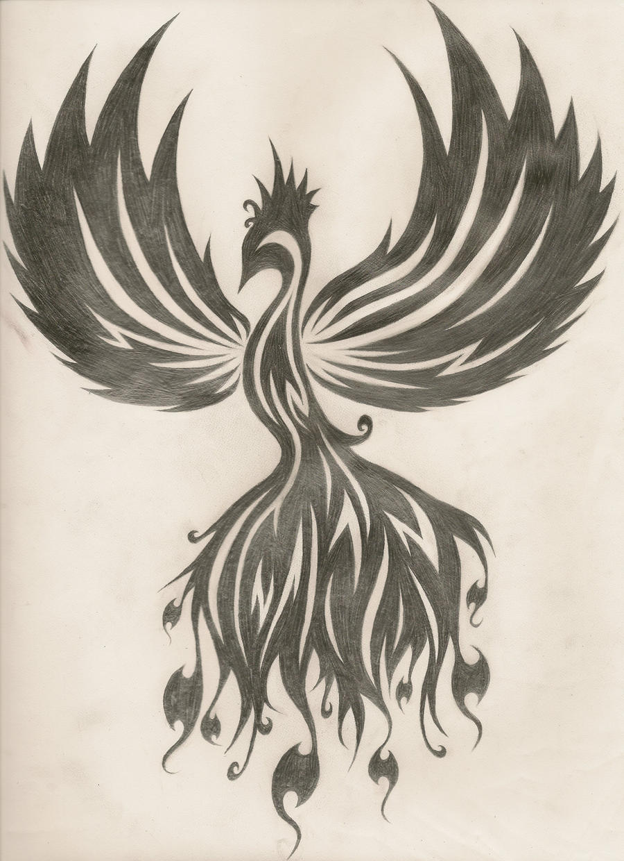 Феникс эскиз