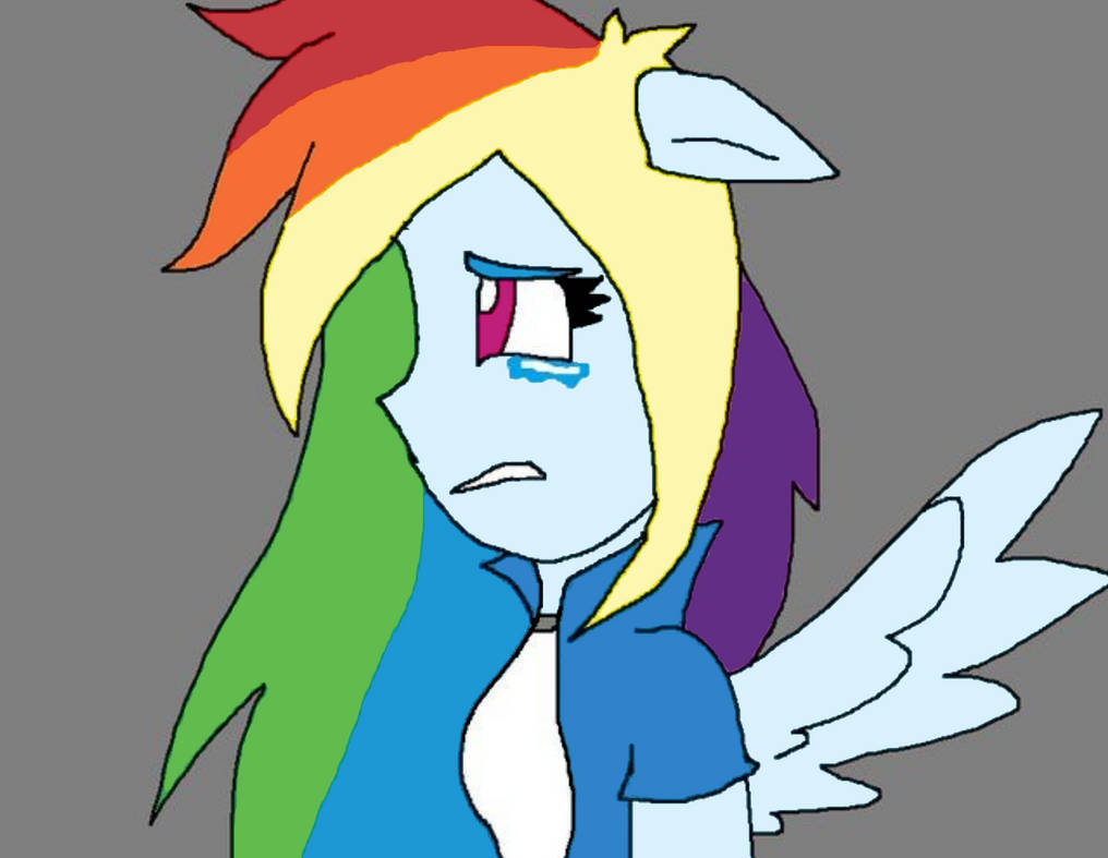 Rainbow Dash Crying by SamiHedgehogSeriesYT on DeviantArt