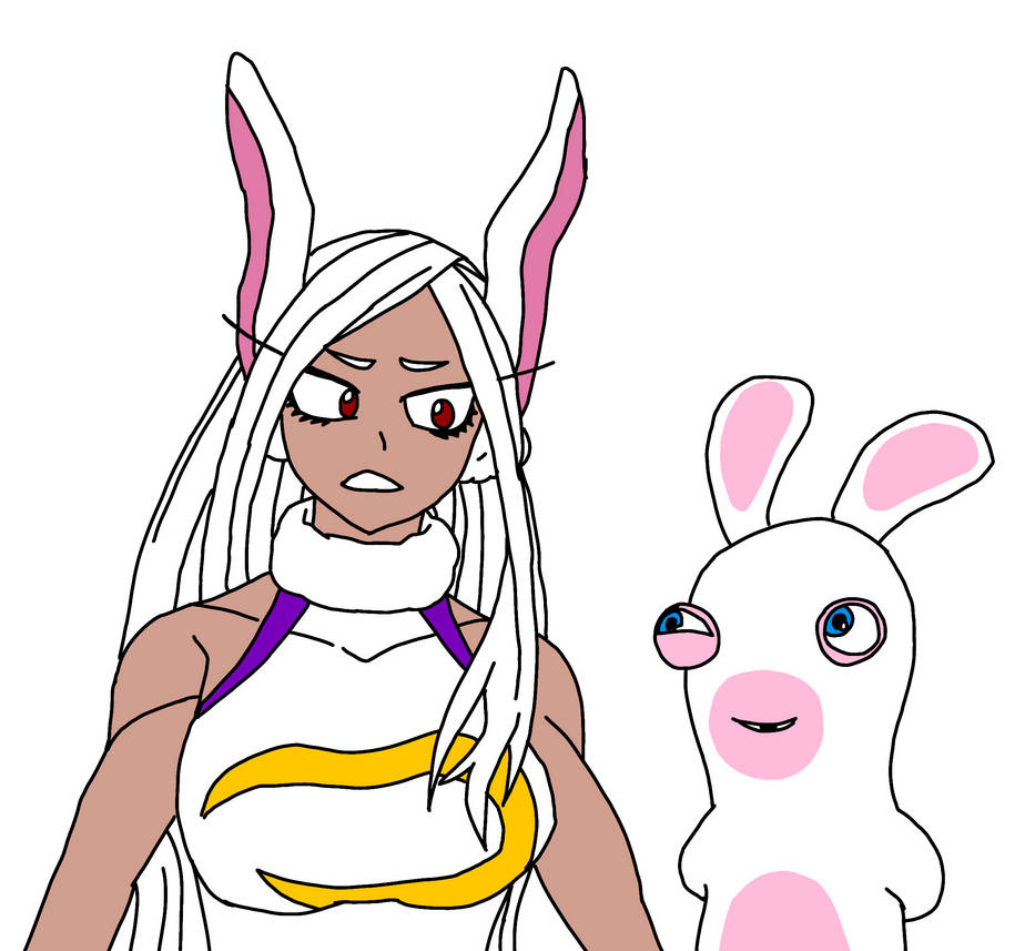 Michibo Rabbit Mirko meets... Rabbid? by SamiHedgehogSeriesYT on DeviantArt