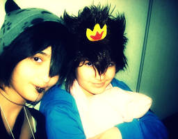 Hibari and Tsuna :3