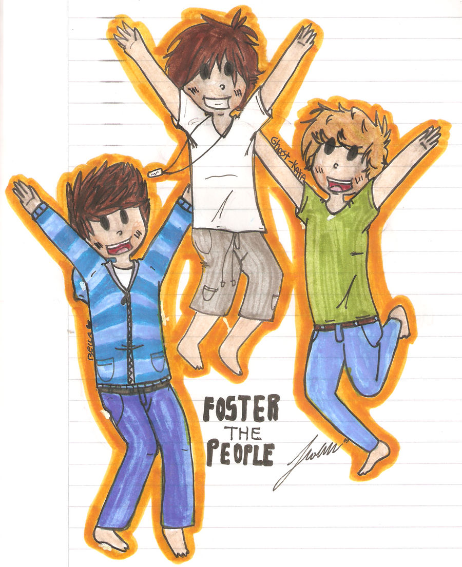 Foster The People Doodle By Ghost Kara On Deviantart