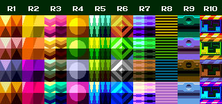 Cd Shading Sonic CD - Whole palette of all Rounds by HackFUN55 on DeviantArt
