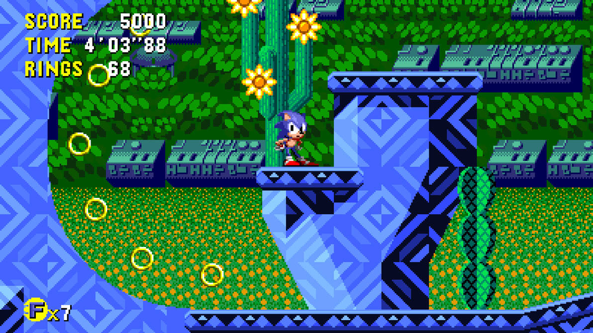 Dig Sonic Sonic CD - Desert Dazzle Good Future by HackFUN55 on DeviantArt