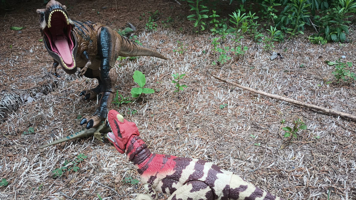 Tyrannosaurus Rex vs Ceratosaurus by InuYashaDinosaur102 on DeviantArt