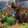 Allosaurus vs  woolly mammoth 