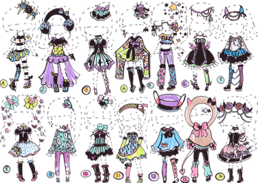 CLOSED-Pastel goth collection