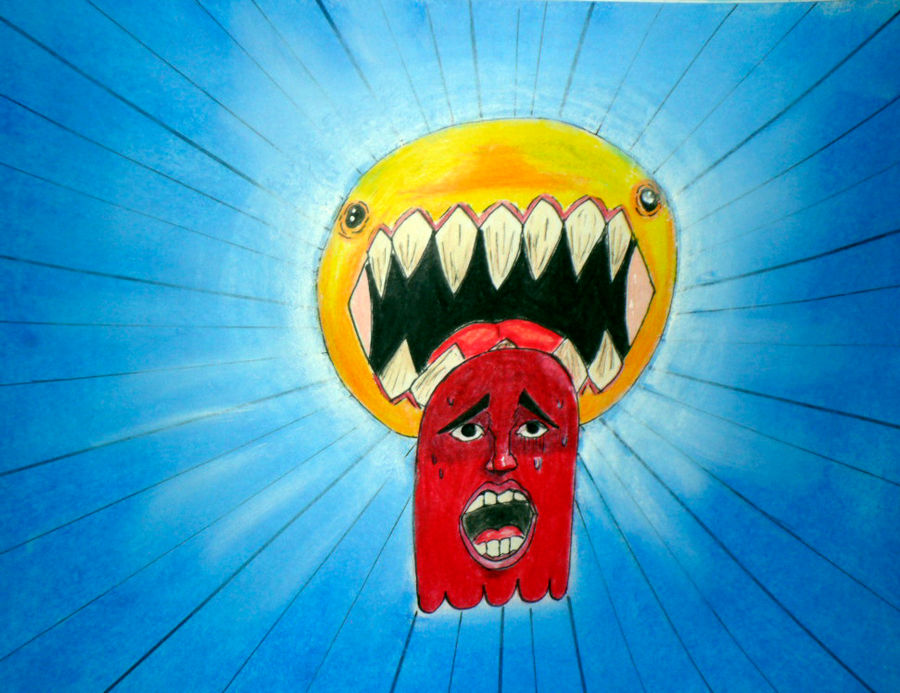 Pac Man Rage Deviantart Pac-Man by shinigami616 on DeviantArt
