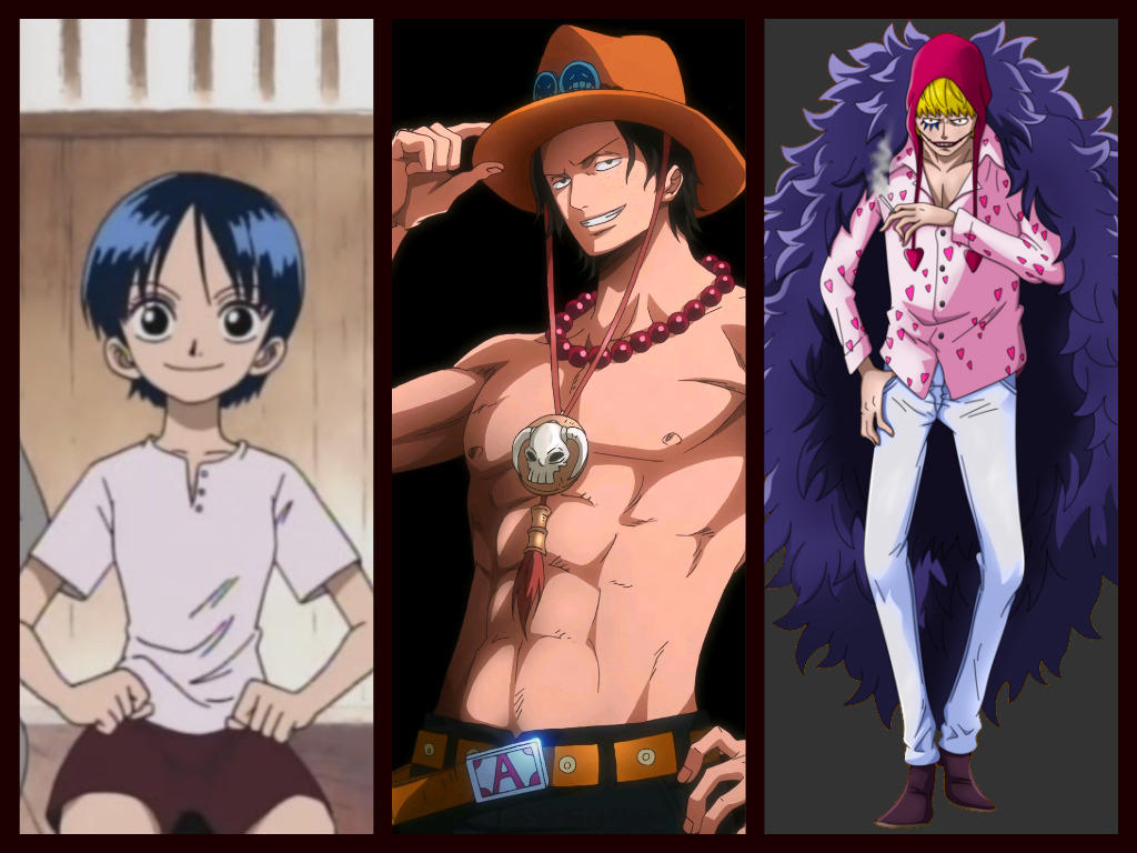 one piece, luffy & law - poor law haha