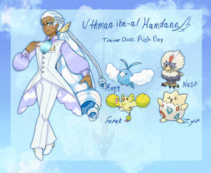 Pokemon AU- Trainer Uthman Hamdann