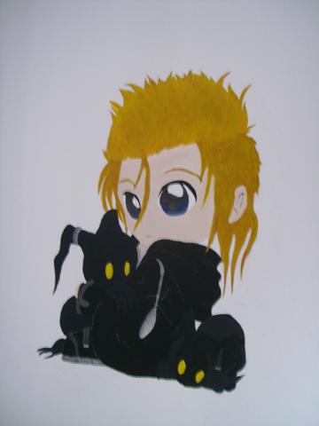 Wallpainting: Chibi Demyx fin