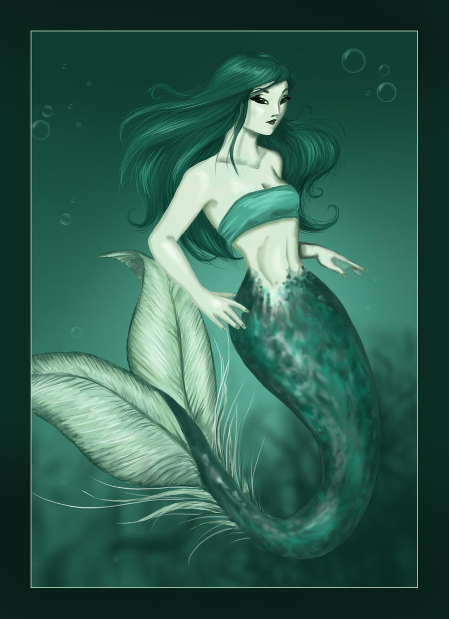Mermaid - old stuff colored