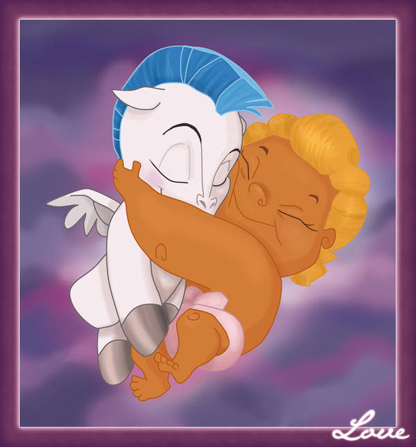 Baby Hercules and Pegasus by bananacosmicgirl on DeviantArt