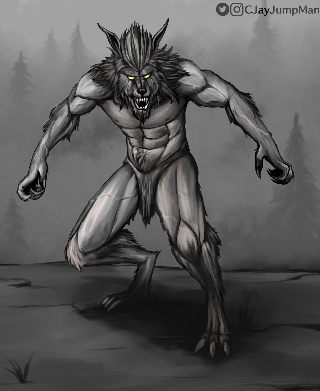 Deviantart Pythos Werewolf Werewolf by JayJumpMan on DeviantArt