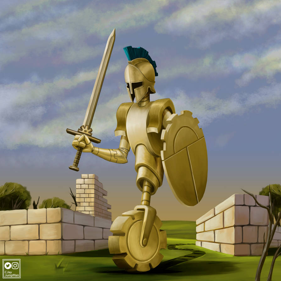 Clockwork Sentry Bot by JayJumpMan on DeviantArt