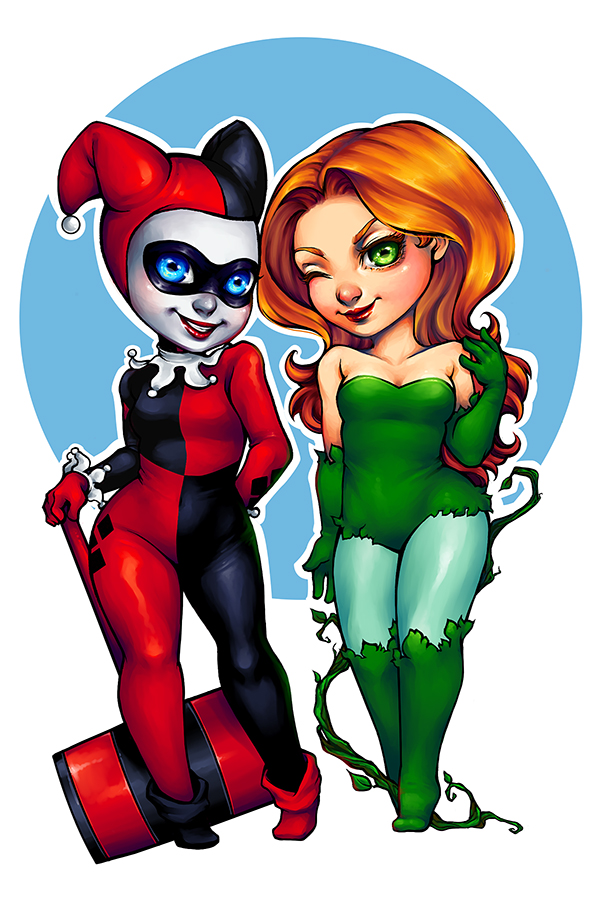 HarleyIvy-Postcard by psycho-kitty