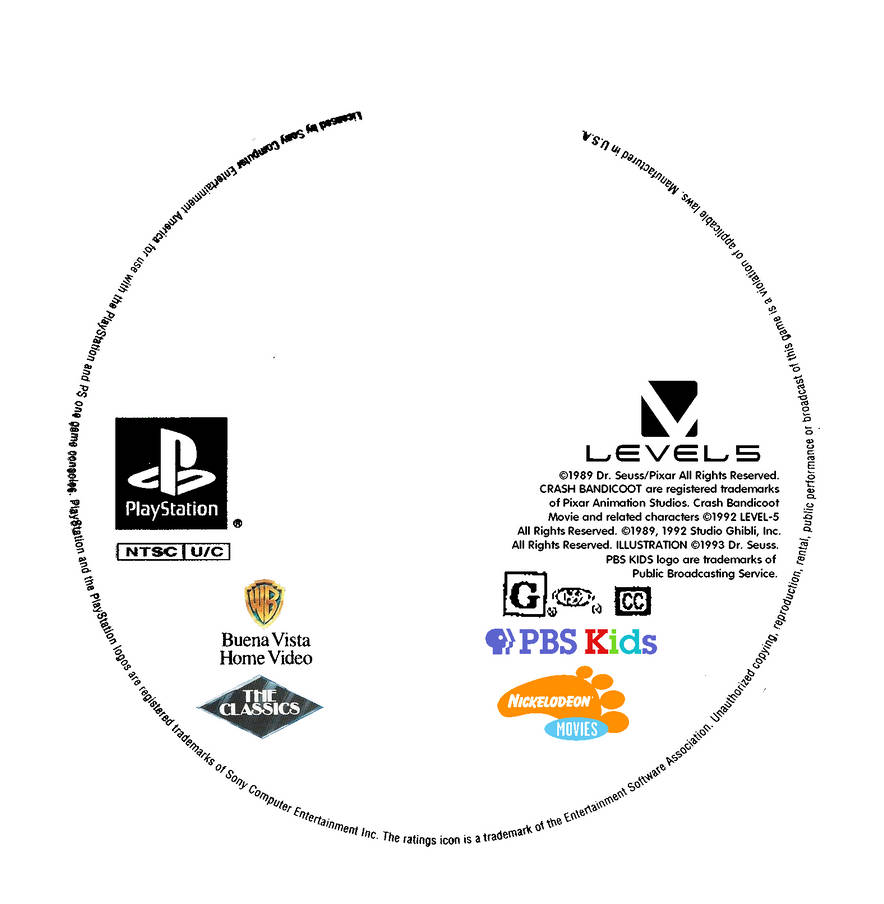 PS1 CD Template on DeviantArt (Version #1) by willienoel on DeviantArt