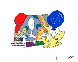 PBS Kids P-Pals 1993 Gene Barretta Animation Cel