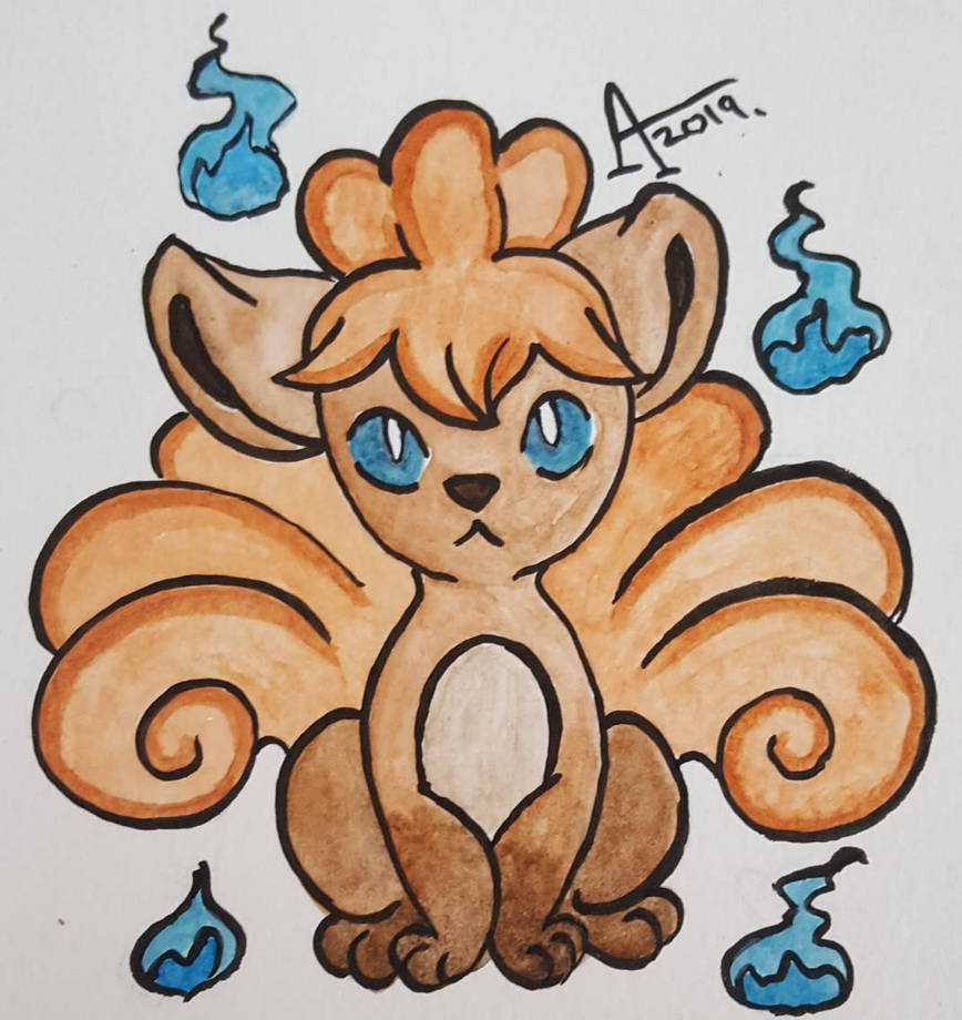 Vulpix by Arkyvor on DeviantArt