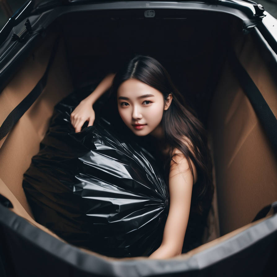 Girl in dumpster with trash bag 36 by gtbag on DeviantArt