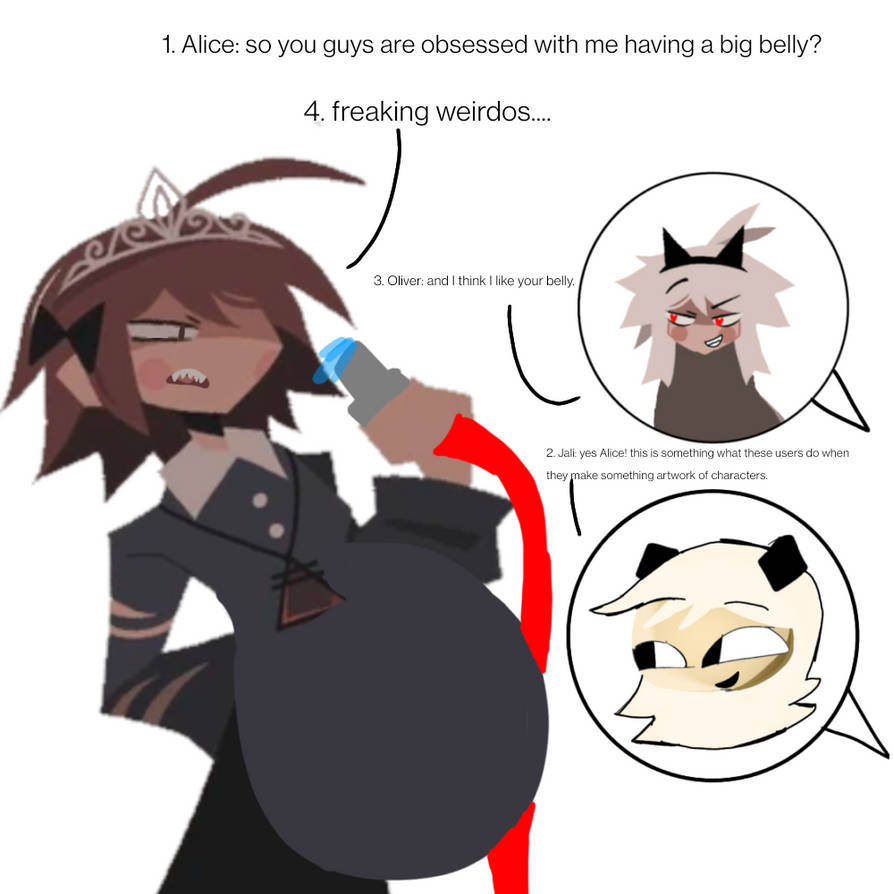 Alice tried it out (Water inflation) by ForkyandAnyaFan2009 on DeviantArt