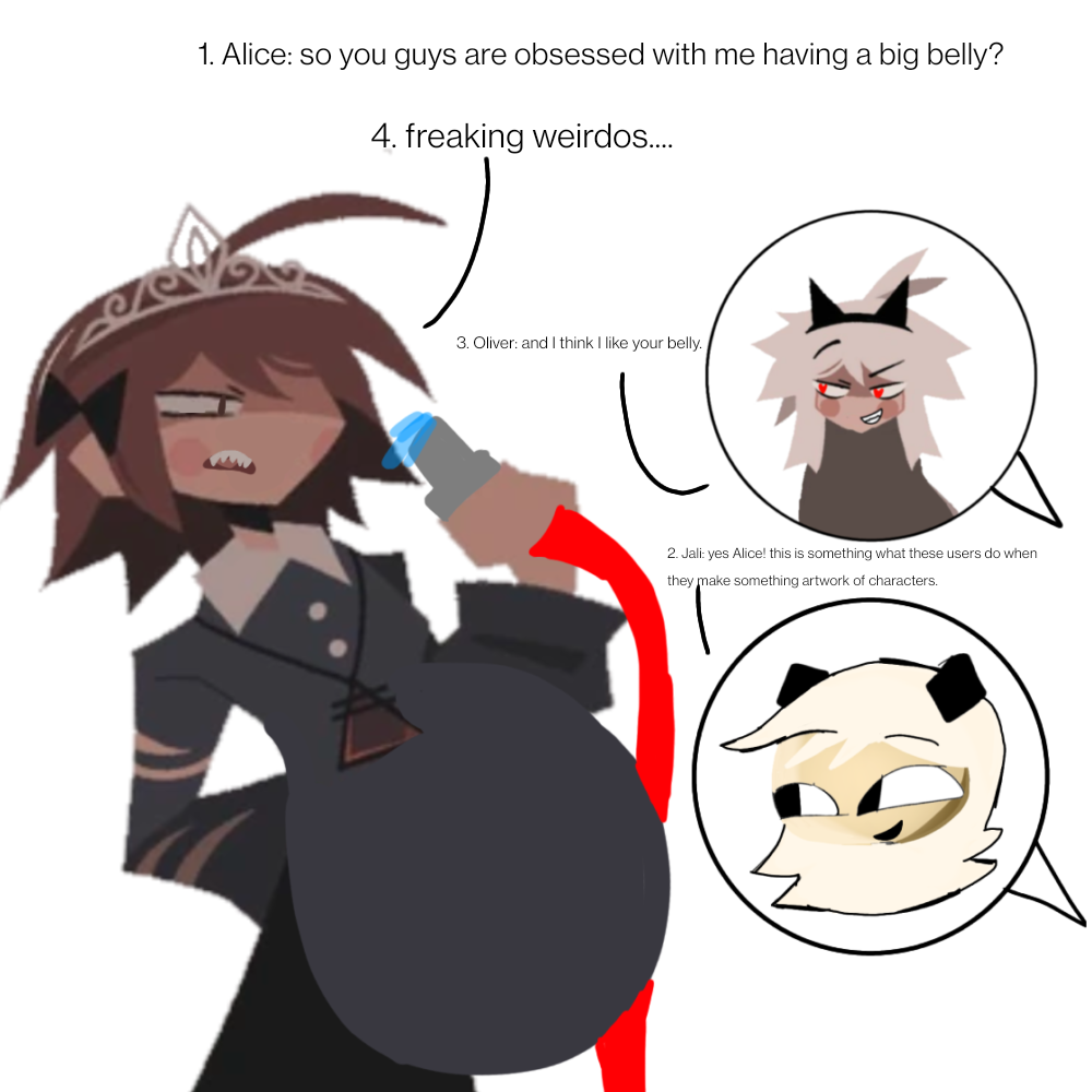 Alice tried it out (Water inflation) by ForkyandAnyaFan2009 on DeviantArt