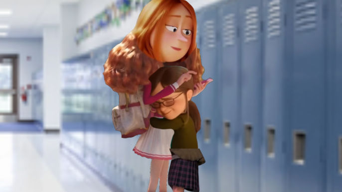 Despicable Me 4 AU: Poppy Protects Margo by ForkyandAnyaFan2009 on ...