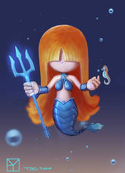 no2. character design_chibi Mermaid
