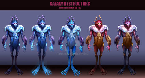 Character design _IceWorld Aliens