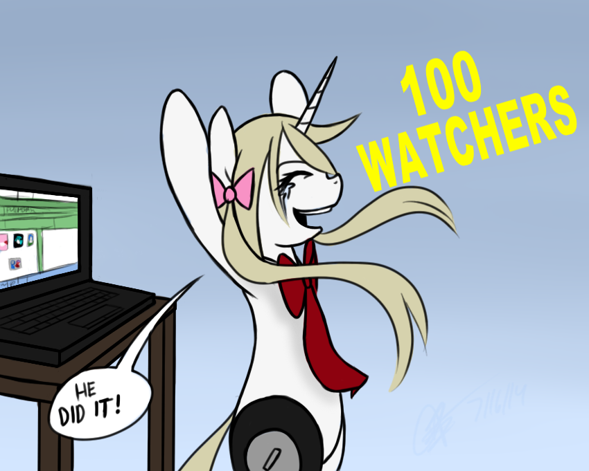 100 Watchers!