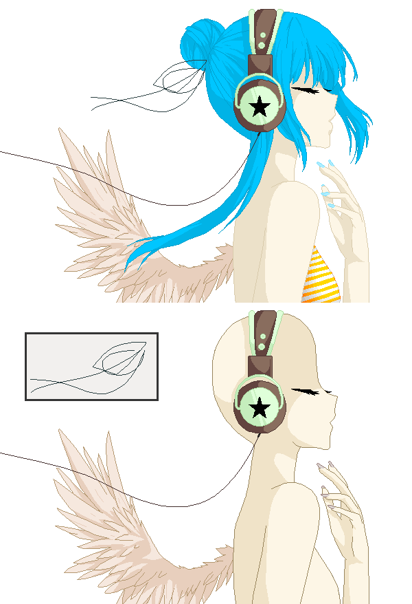 Music Angel Base by Tabii-Chan on DeviantArt