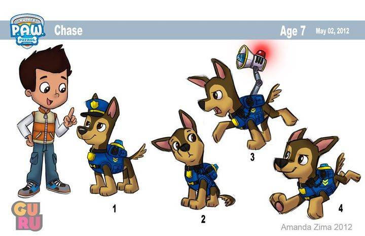 Paw patrol old chase 2012 by spongebob2marshall on DeviantArt