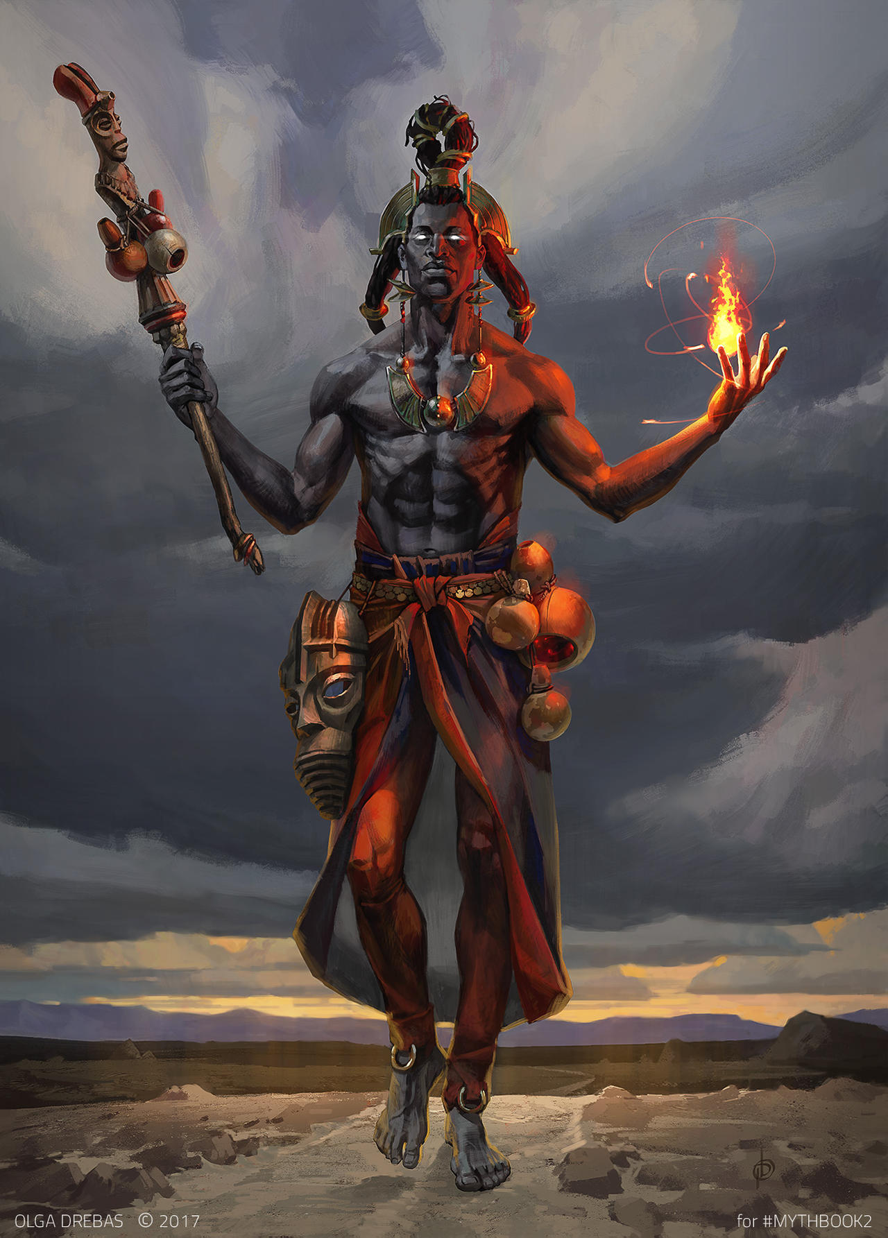 Eshu Guardian of the Paths by OlgaDrebas