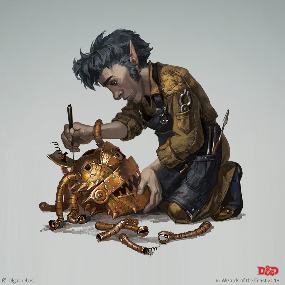 Rock Gnome mechanic by OlgaDrebas on DeviantArt
