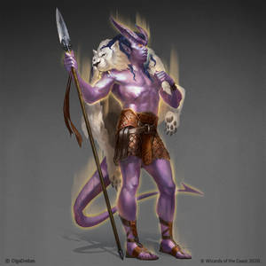 Oath of Glory Tiefling Paladin