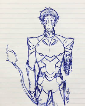 Practice Sketch 8 - Galra Lance