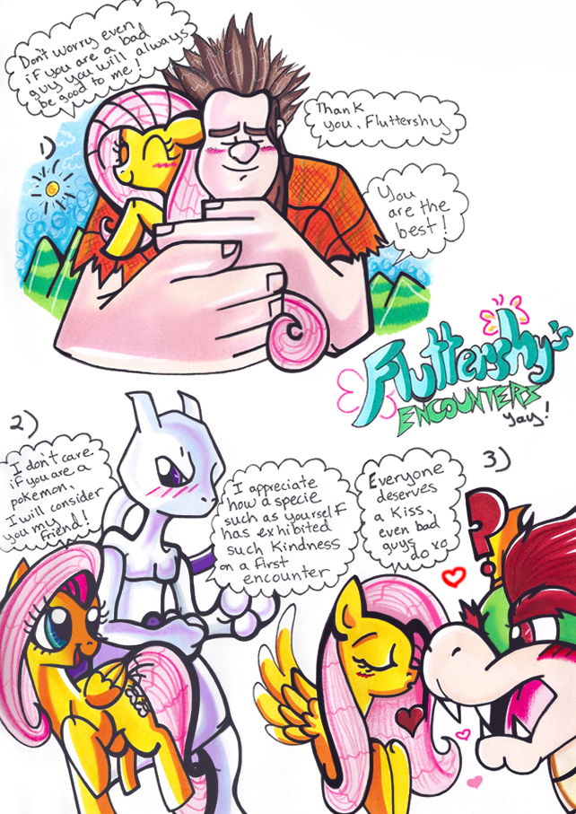 Fluttershy's Encounters by Aurora-Chiaro