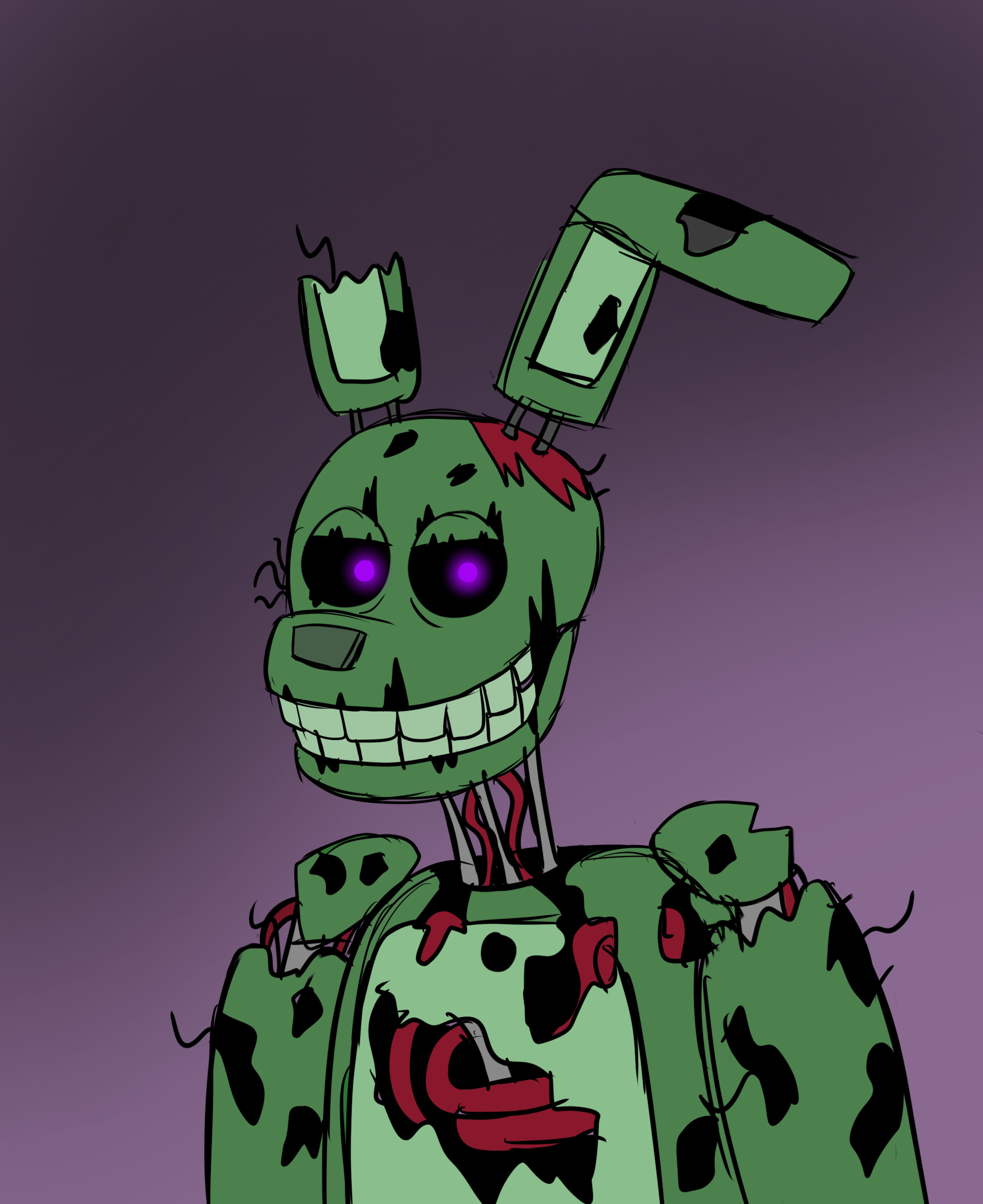 Springtrap version 2 by Fanartist2020 on DeviantArt