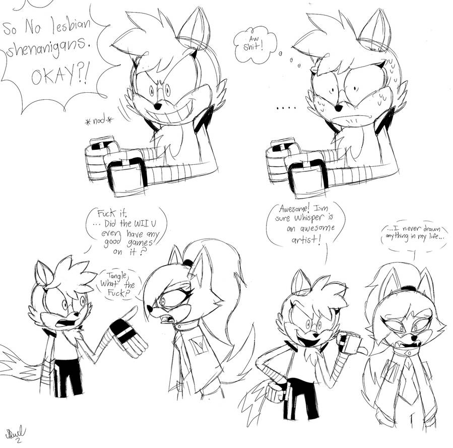 Whisper and Tangle sketches by Fanartist2020 on DeviantArt
