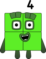 Numberblocks 4 Four by WindowsYT on DeviantArt