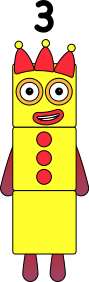 Number 3 Mod Numberblocks 3 Three by WindowsYT on DeviantArt