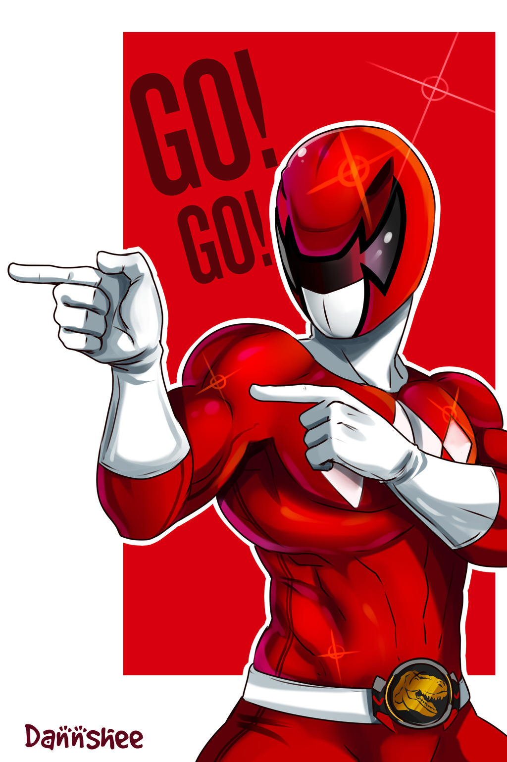 Destroydaah Red Ranger Red Ranger by Dannshee on DeviantArt