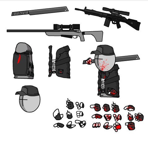 Madness Combat: Agent Sprites by Versus03 on DeviantArt