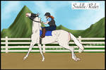 Fox Accepting Saddle/Rider by Caterang8