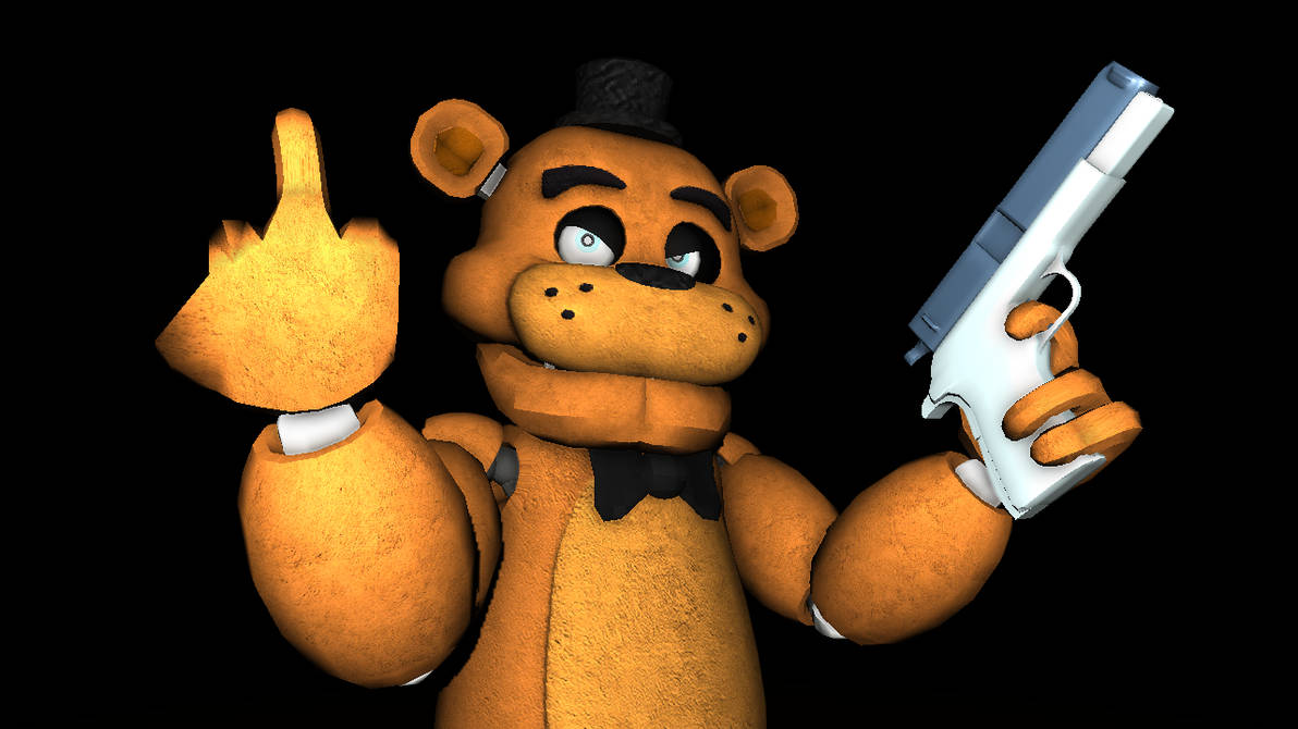 Freddy with a gun by eduardito2077 on DeviantArt
