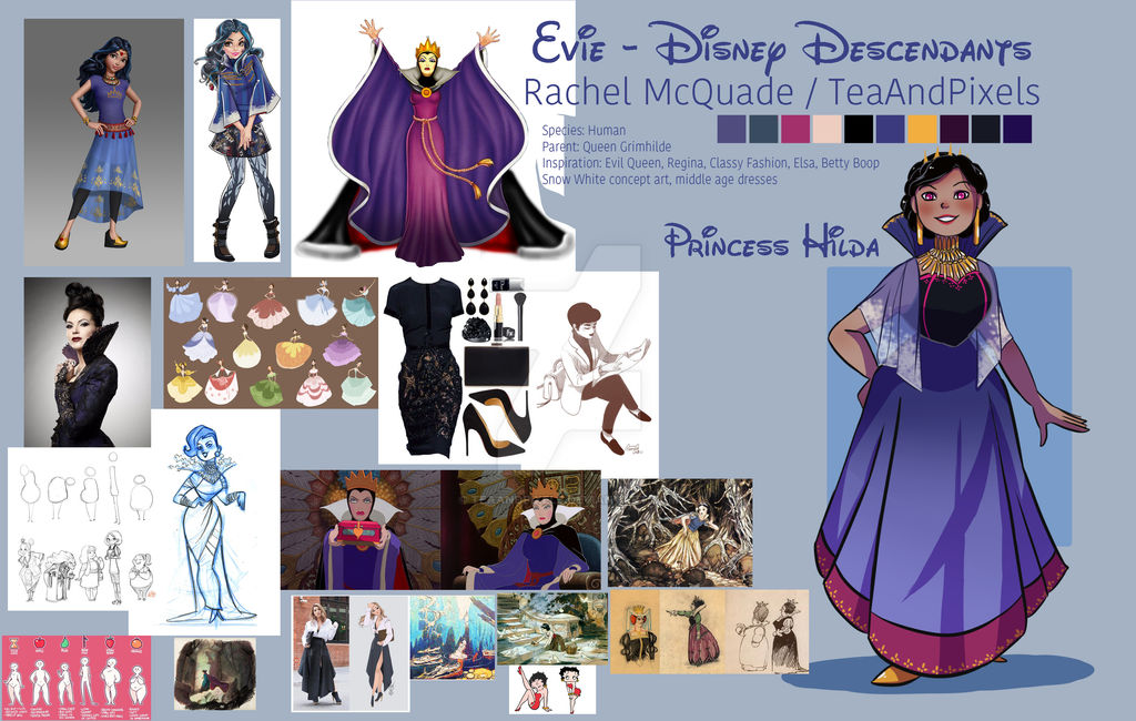 Disney Descendants Mal & Evie  Disney inspired fashion, Themed